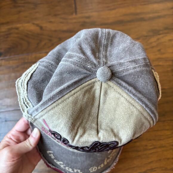 Black Rebel Embroidered Distressed Baseball Unisex Cap - Picture 6 of 7